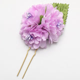 Max 3Pcs/Set Bridal Flower Hairpin Hair Ornament Headwear Jewelry Lavender