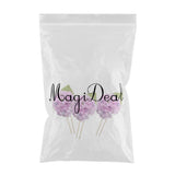 Max 3Pcs/Set Bridal Flower Hairpin Hair Ornament Headwear Jewelry Lavender