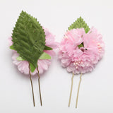 Max 3Pcs/Set Bridal Flower Hairpin Hair Ornament Headwear Jewelry Pink