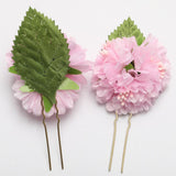 Max 3Pcs/Set Bridal Flower Hairpin Hair Ornament Headwear Jewelry Pink