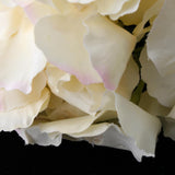 Max 6Pcs Artificial Hydrangea Flower Head DIY Wedding Decor Light yellow
