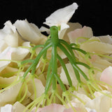 Max 6Pcs Artificial Hydrangea Flower Head DIY Wedding Decor Light yellow
