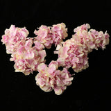 Max 6Pcs Artificial Hydrangea Flower Head DIY Wedding Decor Purple