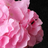 Max 6pcs Artificial Hydrangea Flower Head DIY Wedding Decor Pink blue and white