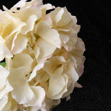 Max 6pcs Artificial Hydrangea Flower Head DIY Wedding Decor Pink blue and white