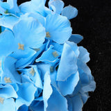 Max 6pcs Artificial Hydrangea Flower Head DIY Wedding Decor Pink blue and white