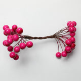 Max 200Pcs Artificial Foam Berry Flower Wedding Bouquet DIY Handcraft Rose Red