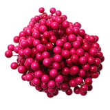 Max 200Pcs Artificial Foam Berry Flower Wedding Bouquet DIY Handcraft Rose Red