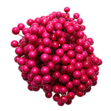 Max 200Pcs Artificial Foam Berry Flower Wedding Bouquet DIY Handcraft Rose Red