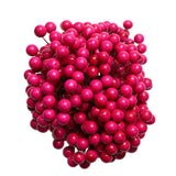 Max 200Pcs Artificial Foam Berry Flower Wedding Bouquet DIY Handcraft Rose Red