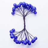 Max 200Pcs Artificial Foam Berry Flower Wedding Bouquet DIY Handcraft Blue