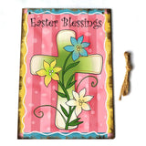 Maxbell Happy Easter Hanging Ornament Spring Bunny Plaque Party Door Home Decoration Cross 1