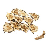 Maxbell 10x Easter Hanging Ornament Wood Chip DIY New Year Festival Party Decor 5