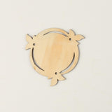 Maxbell 10x Easter Hanging Ornament Wood Chip DIY New Year Festival Party Decor 5