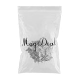 Max 20M/ 65FT Artificial Leaf Ribbon Trim for Wreath Wedding Decoration  Silver