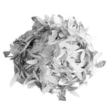 Max 20M/ 65FT Artificial Leaf Ribbon Trim for Wreath Wedding Decoration  Silver