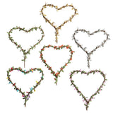 Max Handmade DIY Heart Flower Leaf Wreath Garland Forehead Hair Band  Gold