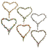 Max Handmade DIY Heart Flower Leaf Wreath Garland Forehead Hair Band  Gold