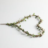 Max Handmade DIY Heart Flower Leaf Wreath Garland Forehead Hair Band  Green