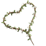 Max Handmade DIY Heart Flower Leaf Wreath Garland Forehead Hair Band  Green