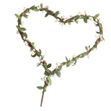 Max Handmade DIY Heart Flower Leaf Wreath Garland Forehead Hair Band  Green