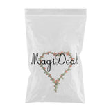 Max Handmade DIY Heart Flower Leaf Wreath Garland Forehead Hair Band  Orange