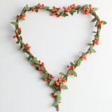 Max Handmade DIY Heart Flower Leaf Wreath Garland Forehead Hair Band  Orange