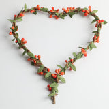 Max Handmade DIY Heart Flower Leaf Wreath Garland Forehead Hair Band  Orange