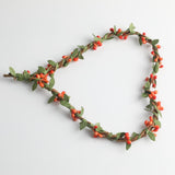 Max Handmade DIY Heart Flower Leaf Wreath Garland Forehead Hair Band  Orange