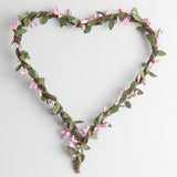 Max Handmade DIY Heart Flower Leaf Wreath Garland Forehead Hair Band  Pink
