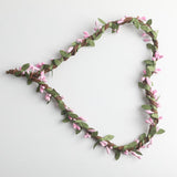 Max Handmade DIY Heart Flower Leaf Wreath Garland Forehead Hair Band  Pink