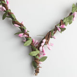 Max Handmade DIY Heart Flower Leaf Wreath Garland Forehead Hair Band  Pink