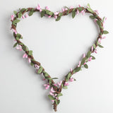 Max Handmade DIY Heart Flower Leaf Wreath Garland Forehead Hair Band  Pink