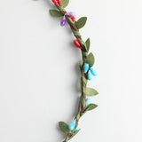 Max Bohemian Flower Leaves Garland Forehead Hair Band Beach Wreath  Multi