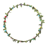 Max Bohemian Flower Leaves Garland Forehead Hair Band Beach Wreath  Multi