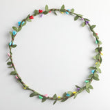 Max Bohemian Flower Leaves Garland Forehead Hair Band Beach Wreath  Multi