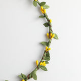 Max Bohemian Flower Leaves Garland Forehead Hair Band Beach Wreath  Yellow