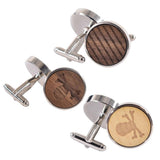 Max Mens Cufflinks and Cuff Link with Presentation Box Stripe
