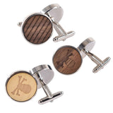 Max Mens Cufflinks and Cuff Link with Presentation Box Stripe