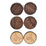 Max Mens Cufflinks and Cuff Link with Presentation Box Stripe