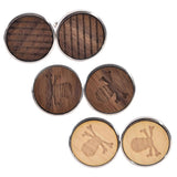 Max Mens Cufflinks and Cuff Link with Presentation Box Stripe