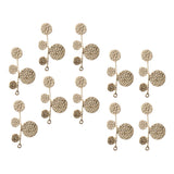 Maxbell 10 Pieces Tree Branch Alloy DIY Hair Accessory Headpieces for Wedding Show