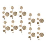 Maxbell 10 Pieces Tree Branch Alloy DIY Hair Accessory Headpieces for Wedding Show