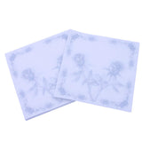 20 Pieces Rose Floral Paper Napkin Tissue for Wedding Tea Party Decor Gray