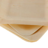 Max 10pcs Wooden Plates Disposable Wedding Birthday Party Tableware 115x115mm