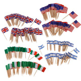 100 Pieces Decorative Flag Toothpicks Party Food Decorations England