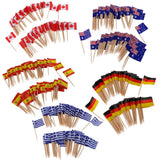 100 Pieces Decorative Flag Toothpicks Party Food Decorations Canada