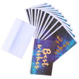 Max 12 pcs Assorted All Occasion Kraft Greeting Cards Folding Card Handmade A