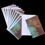 Max 12 pcs Assorted All Occasion Kraft Greeting Cards Folding Card Handmade B