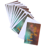 Max 12 pcs Assorted All Occasion Kraft Greeting Cards Folding Card Handmade B